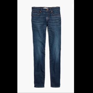 Madewell 8” Skinny Jeans in Ames Wash, size 26P
